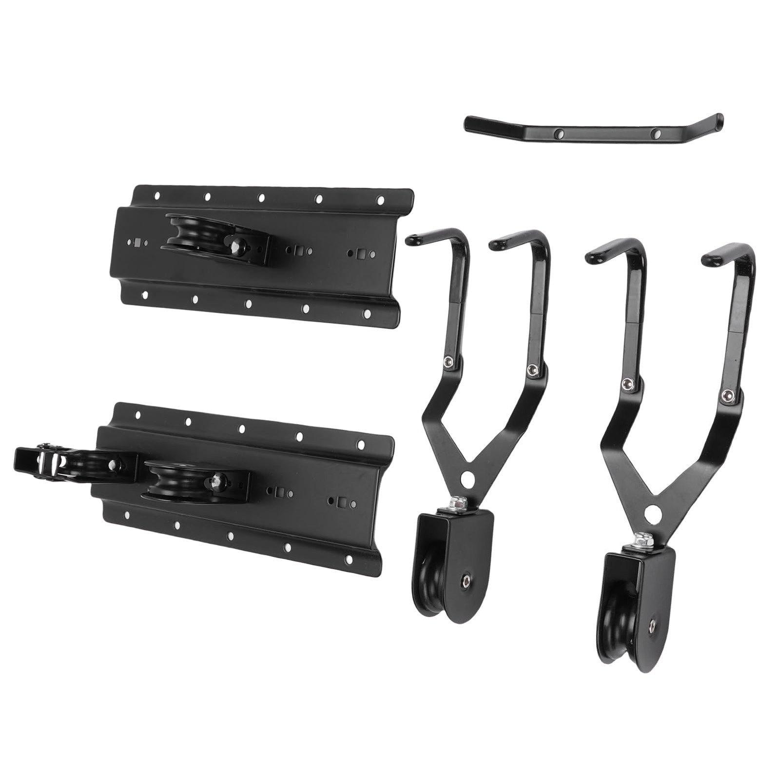 Cargo Box Storage, Heavy Duty Garage Pulley Lift System with 150 Lbs Capacity…