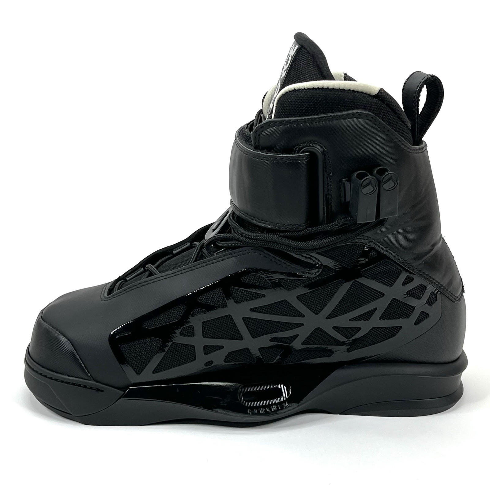 Liquid Force Flex 4D Wakeboard Bindings Black On Black Size Mens 10 11 NEW