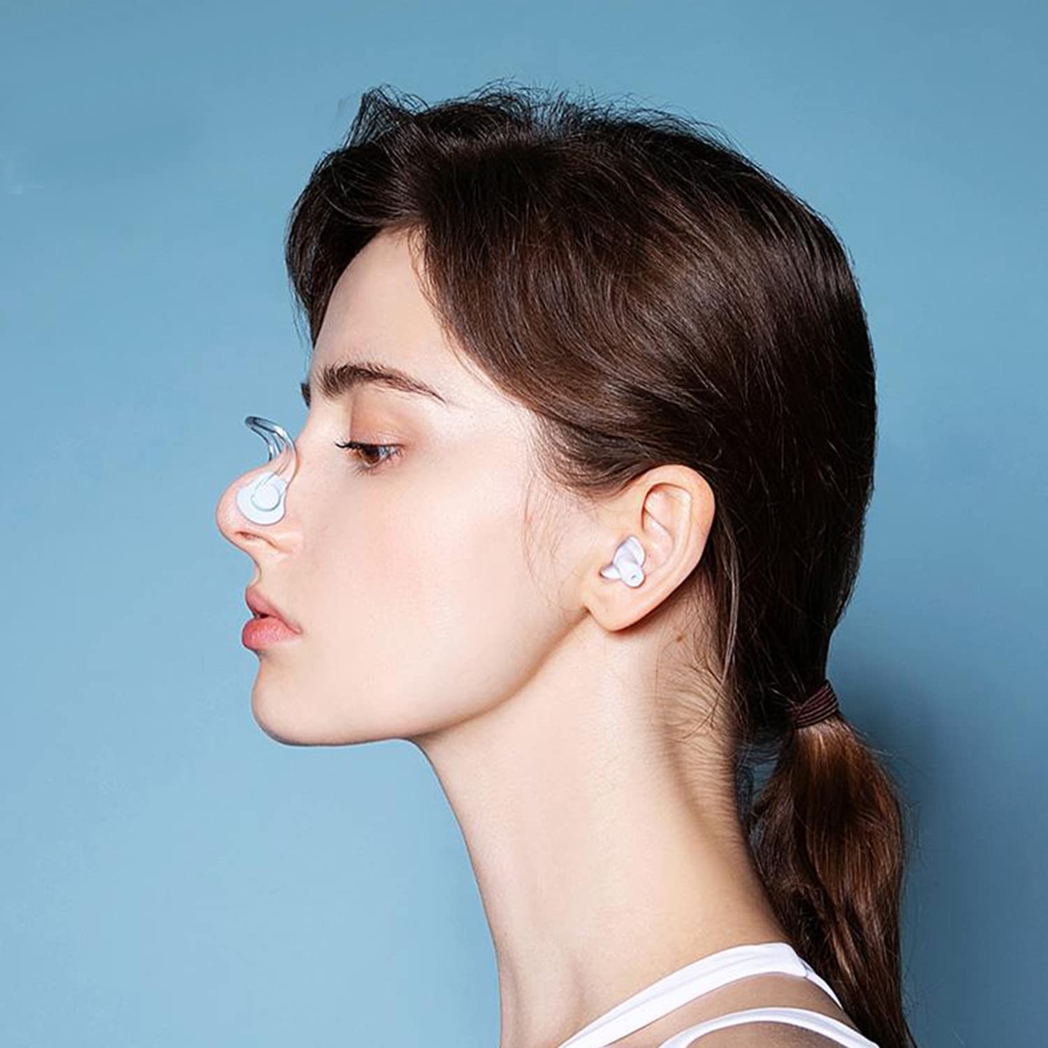 10Pcs Nose Clip for Swimming Nose Plugs for Kids and Adults Multi-Color