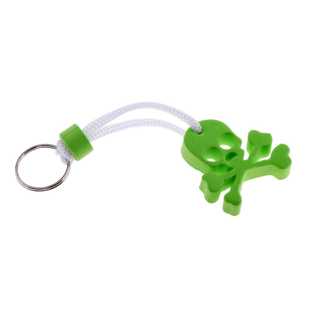 EVA Floating skull modal Keychain Buoy Key Float for Marine