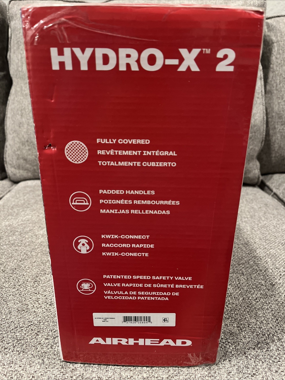 Airhead Hydro X2 Towable Boat Tube 2 Person Hydro X-2 FAST SHIPPING!