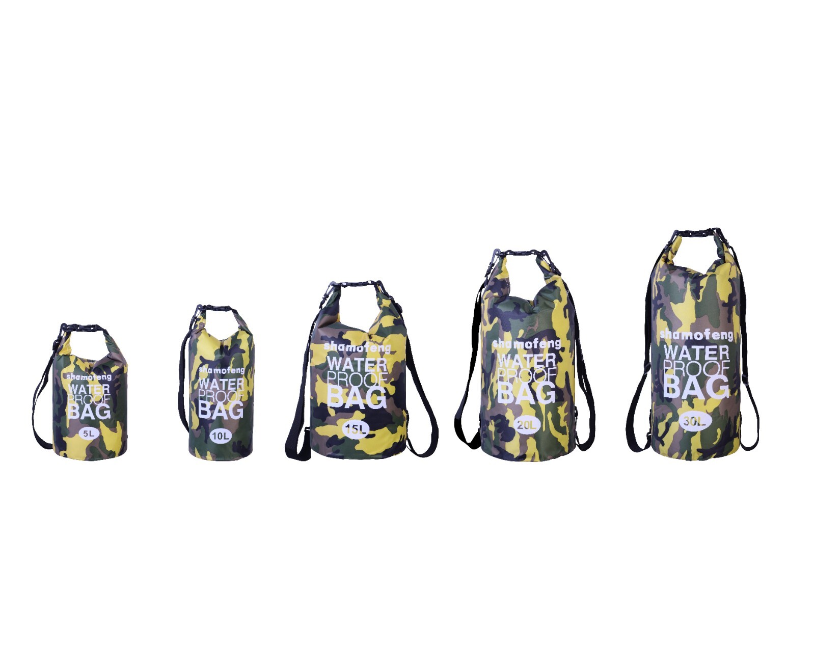 Waterproof Dry Bag 5-30L Roll Top Dry Storage Bag for Boating Camping Fishing
