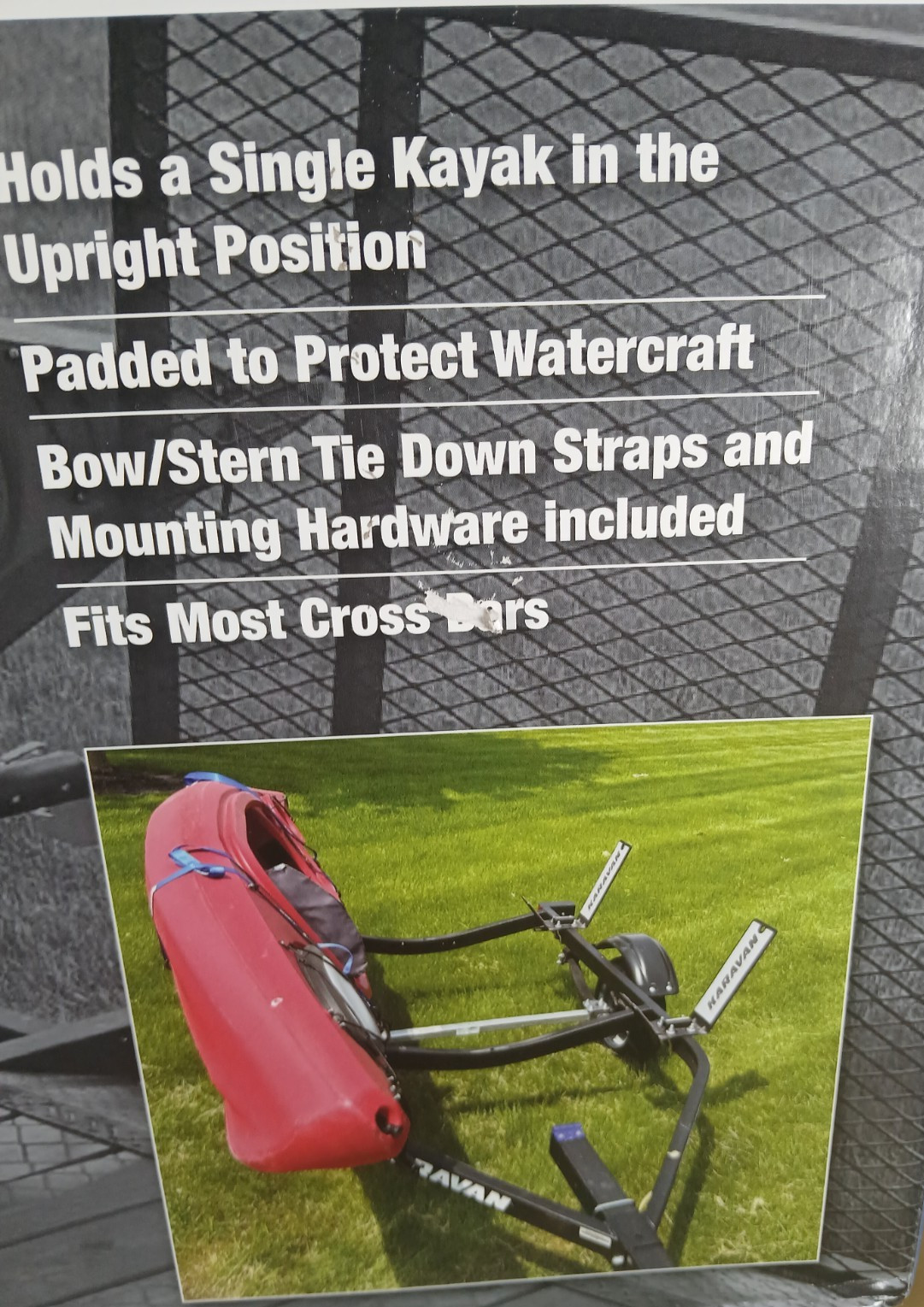 Karavan Kayak Carrier Padded Bow Stern Tie Down Strap Mounting Hardware NEW $299