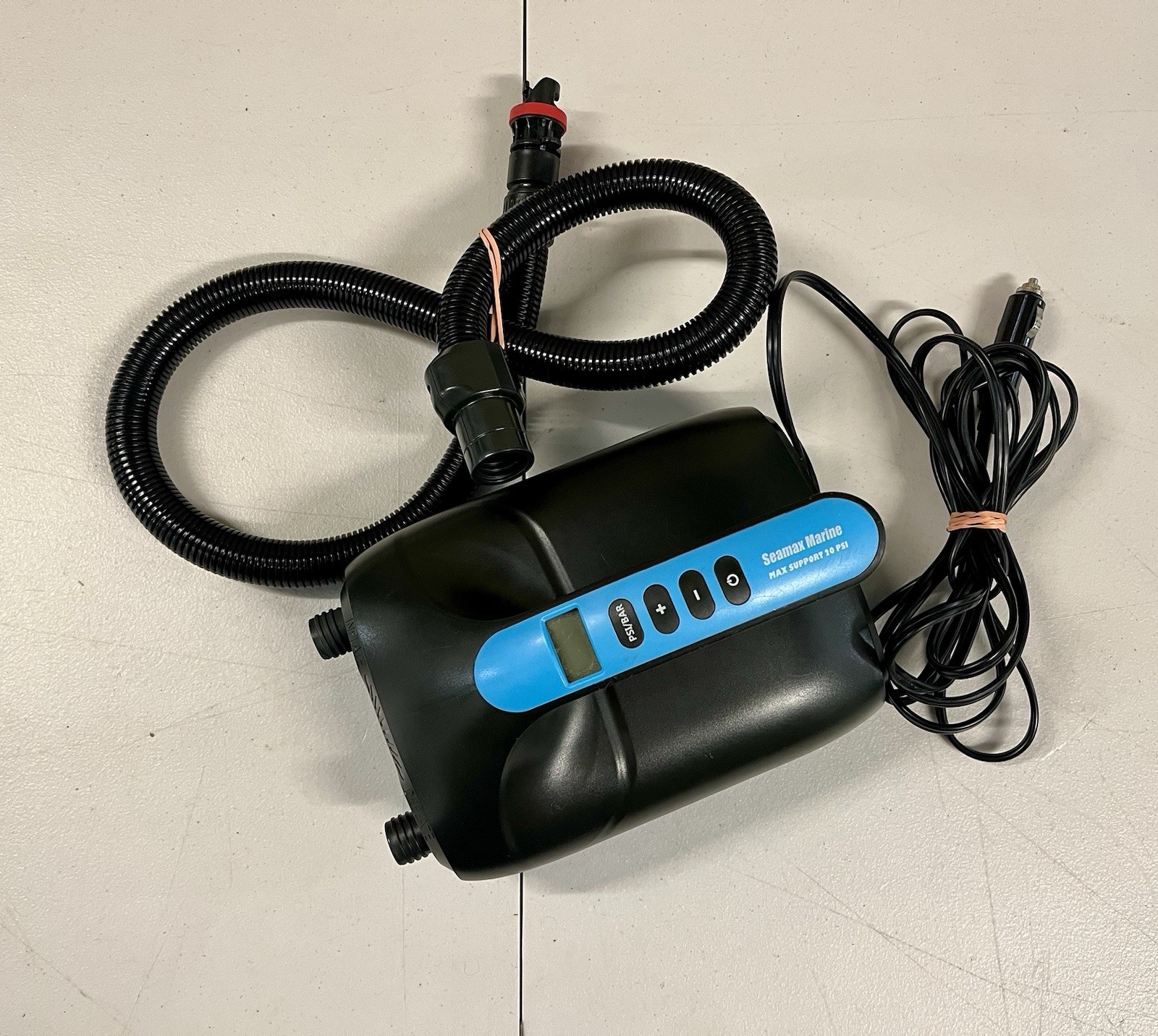 Seamax Marine SUP20D Intelligent Double Stage 12v Digital Air Pump Max 20 PSI