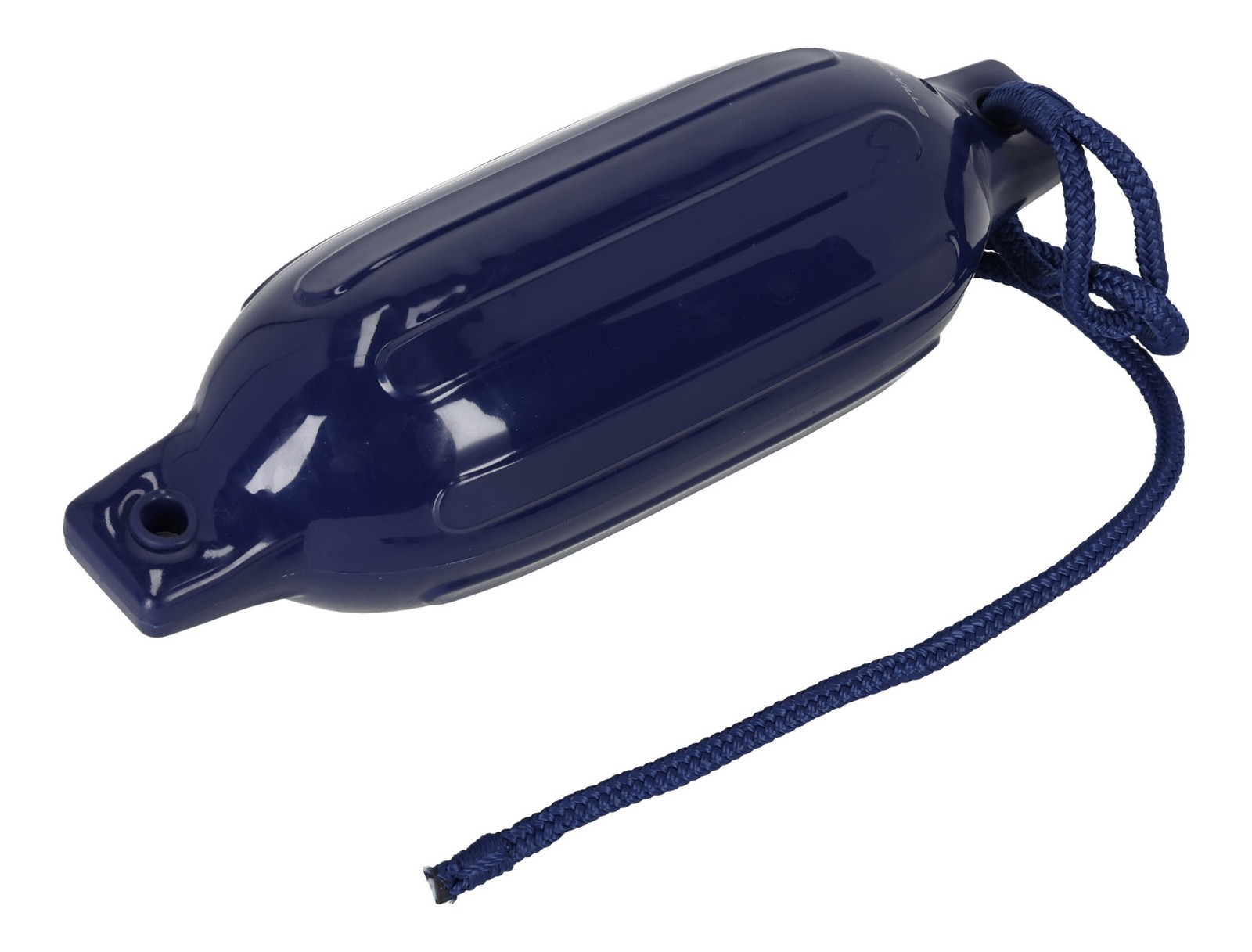 Rockville FEN445-NAVY BLUE Boat Fender Package 4 Bumpers 4.5″x16″, 4 Lines+Pump