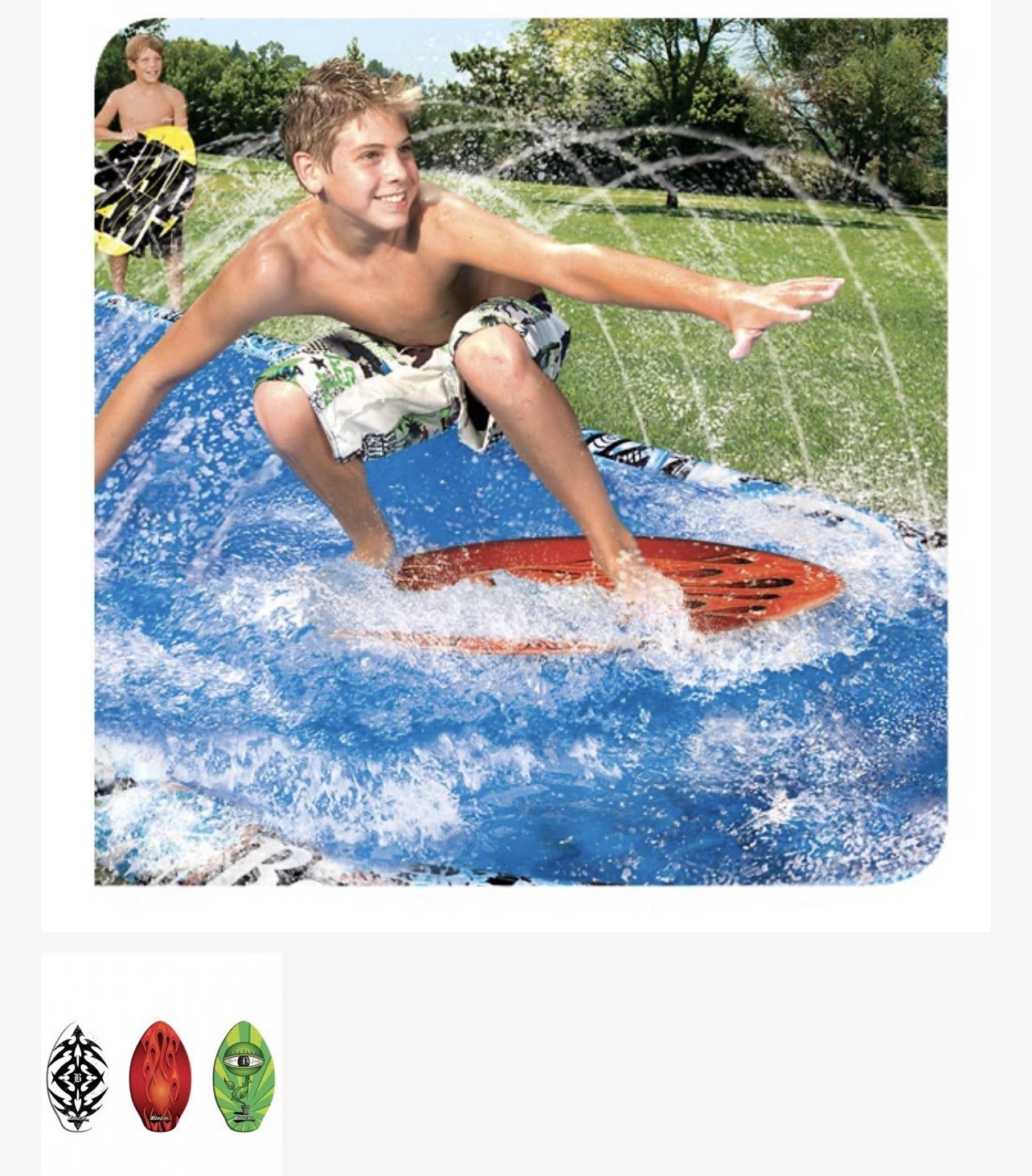 New Banzai Skimboard Surfer Skimboard 26ft Slide Set with Bonus DVD (MPN 6200)