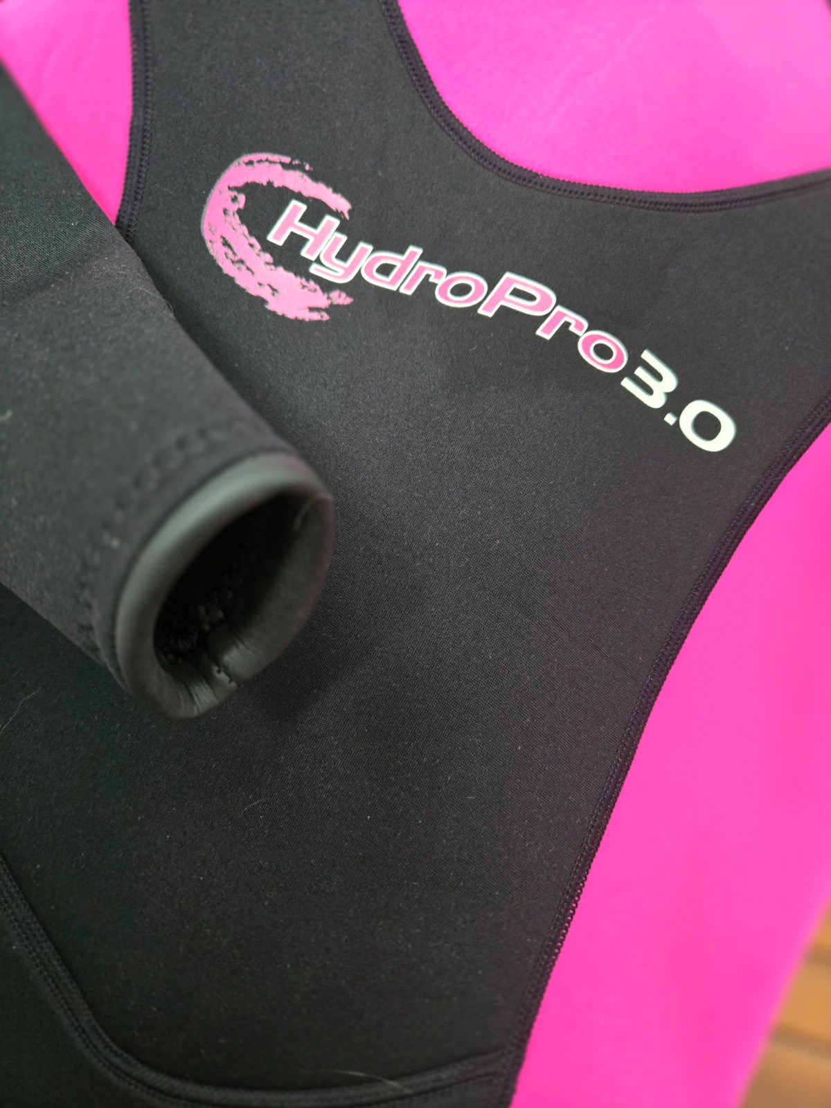 HydroPro 3.0 Wmn Full Length Wetsuit Long Sleeve/Pant 1-Piece Pink/Black 3mm XS