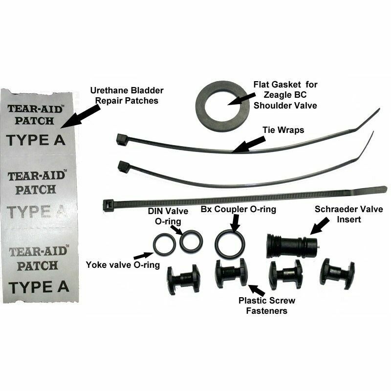 Zeagle BCD Repair Parts Kit Accessories Scuba Diving Save a Dive