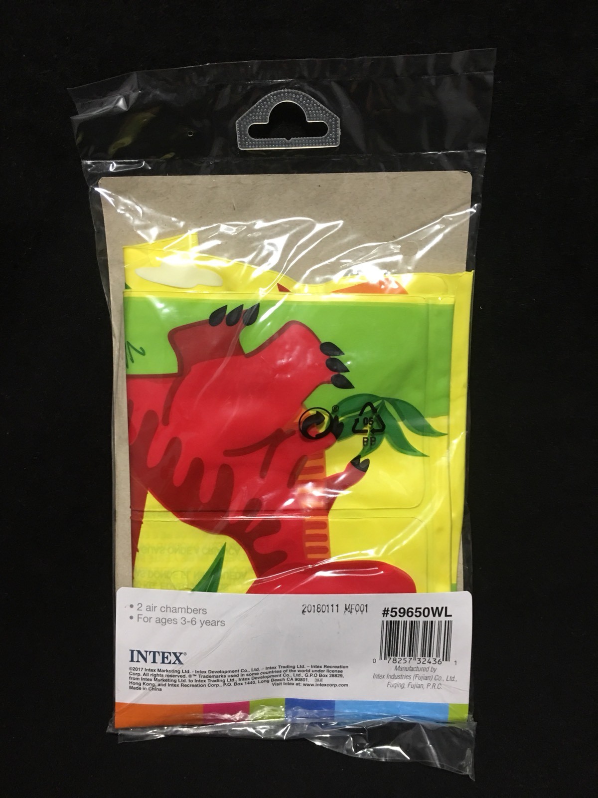 Swim Arm Bands Dinosaur Intex Age 3-6 Years Inflatable