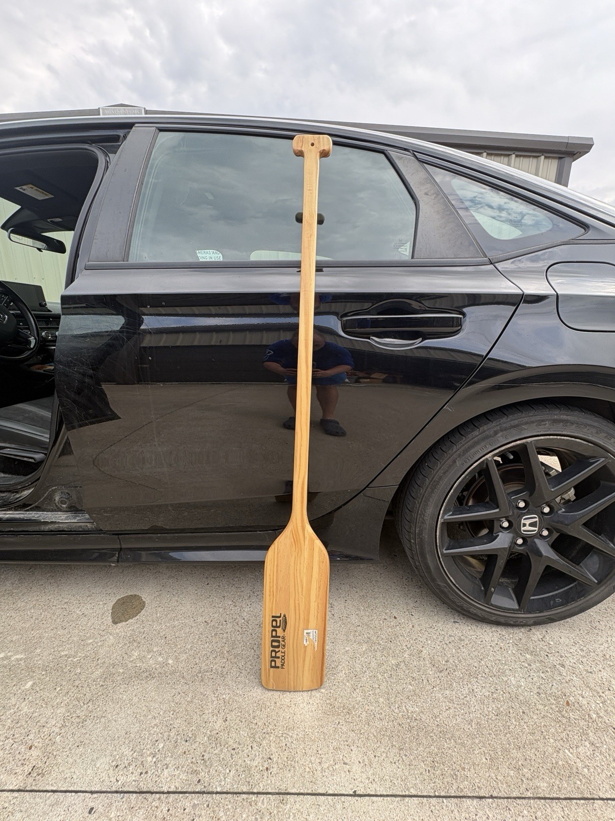 48” Propel Paddle Gear Shoreline Marine Wooden Canoe Kayak Paddle T Handle