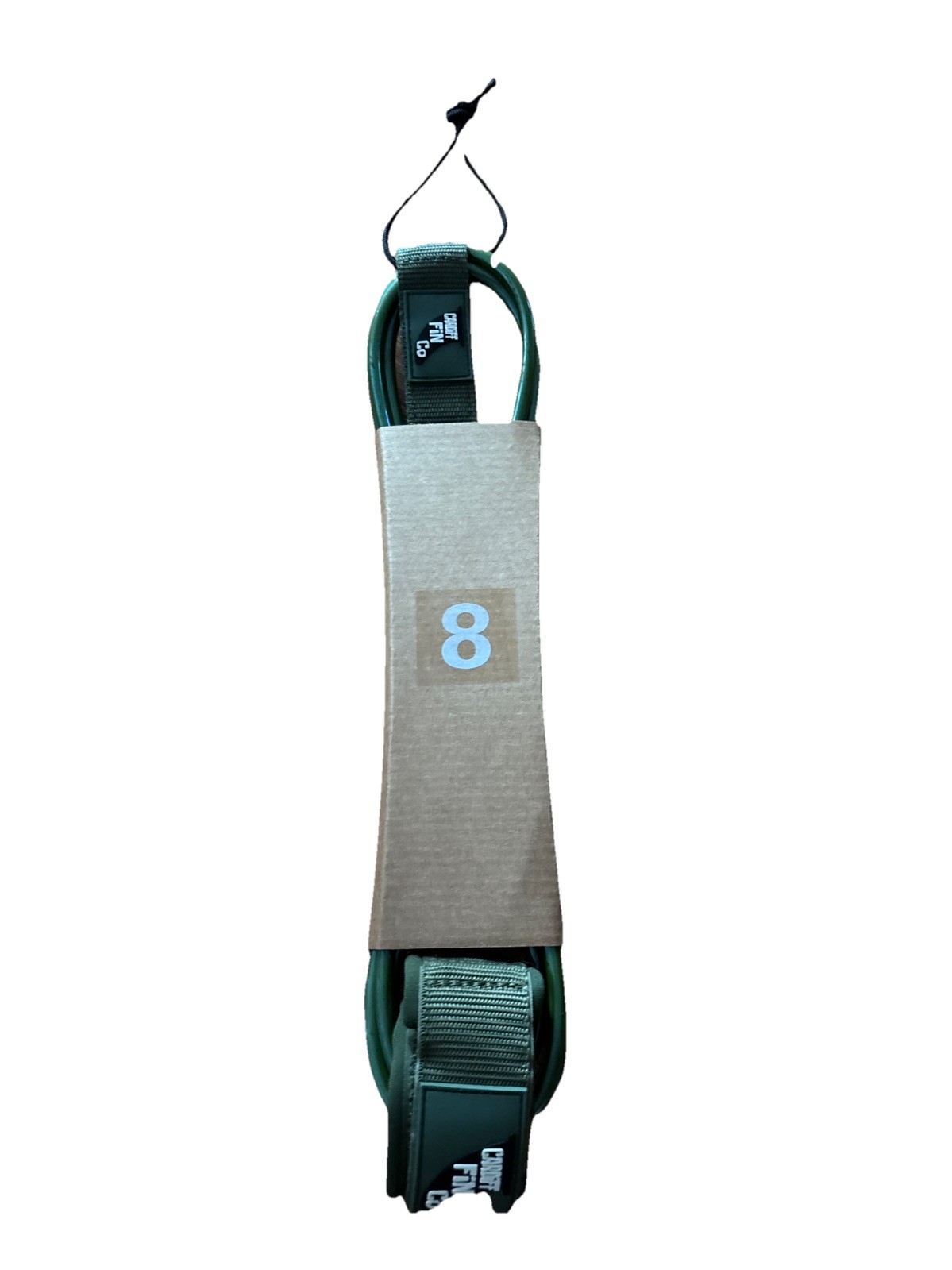 Cardiff Fin Co Army Green 8 FT / 7mm Ankle Surf Leash