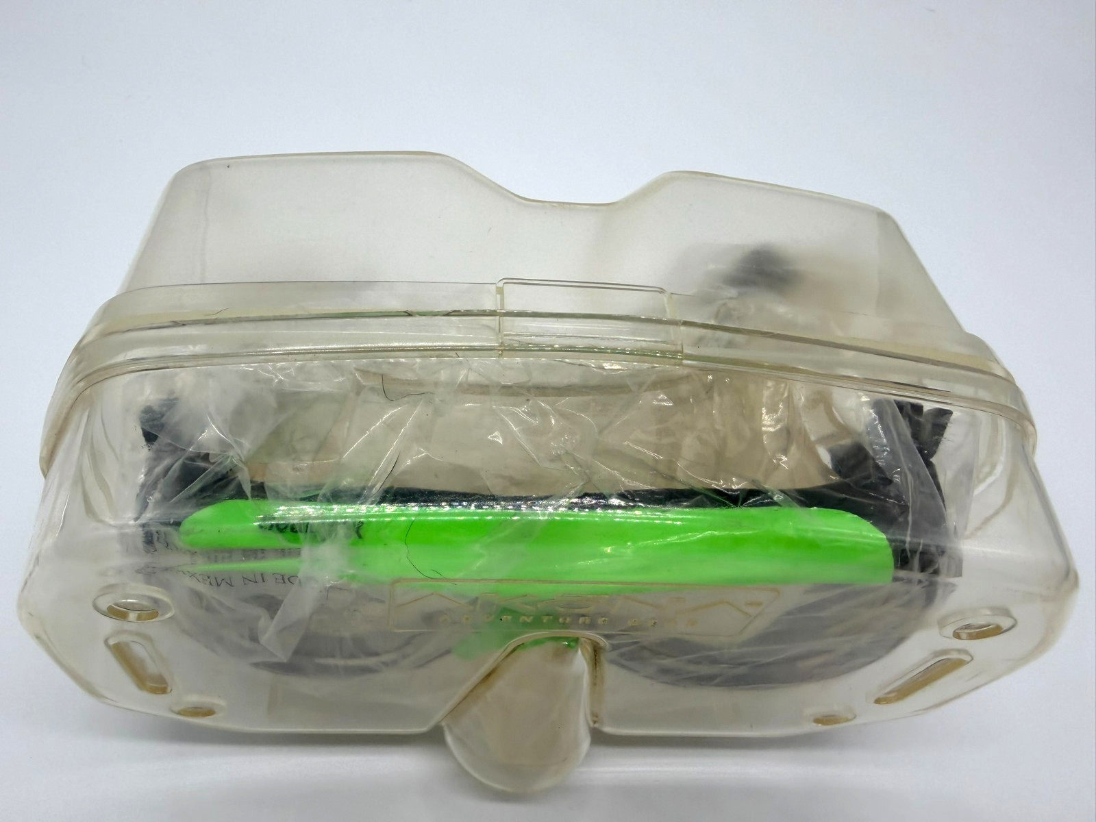 Vintage SeaDive SeaLynx Tempered Glass Scuba Diving Mask – Neon Green-Akona Box