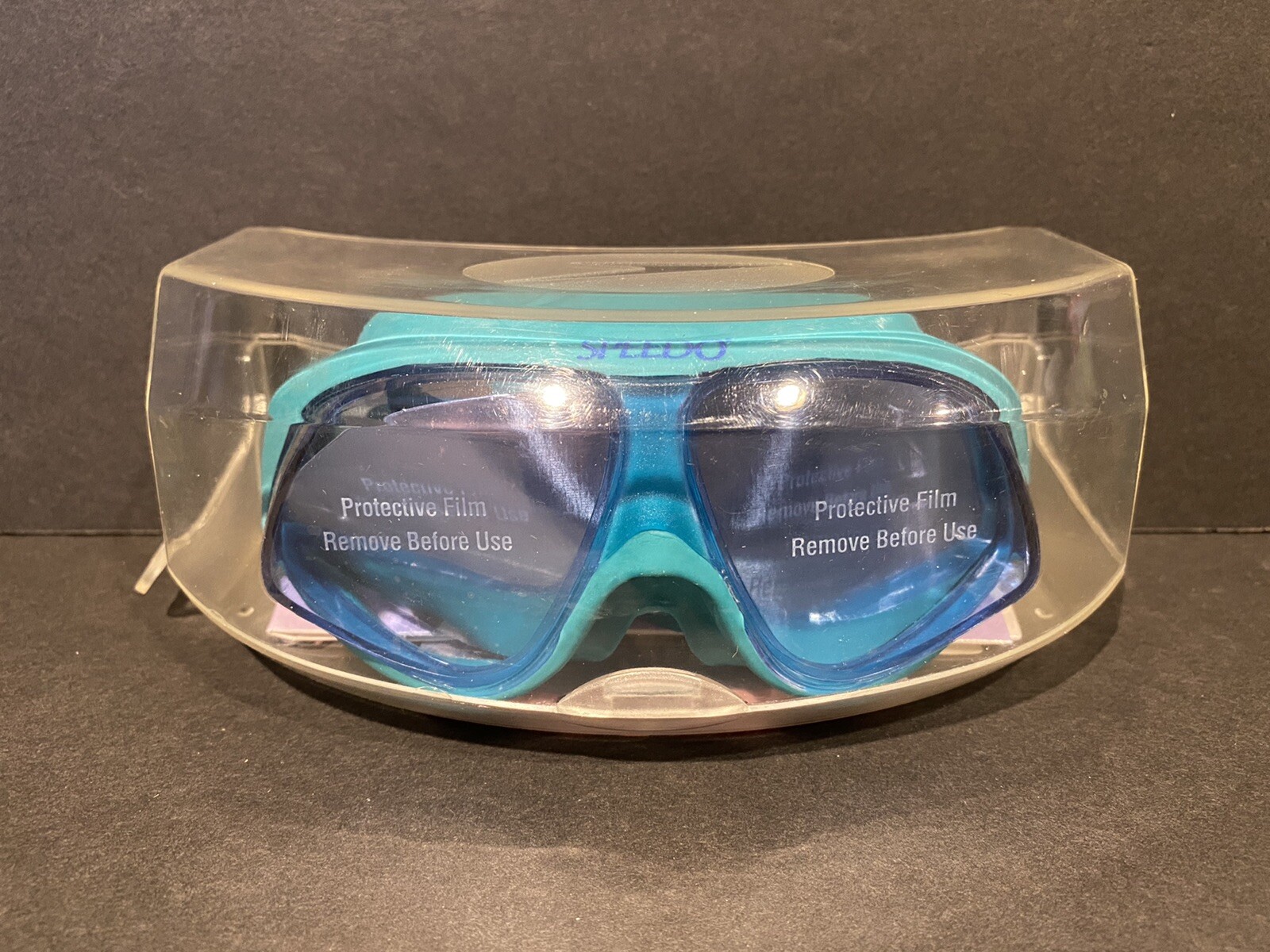 Speedo Jr. Mini Mask Kids Swim Mask Blue Sea 1996 BRAND NEW SEALED IN CASE!