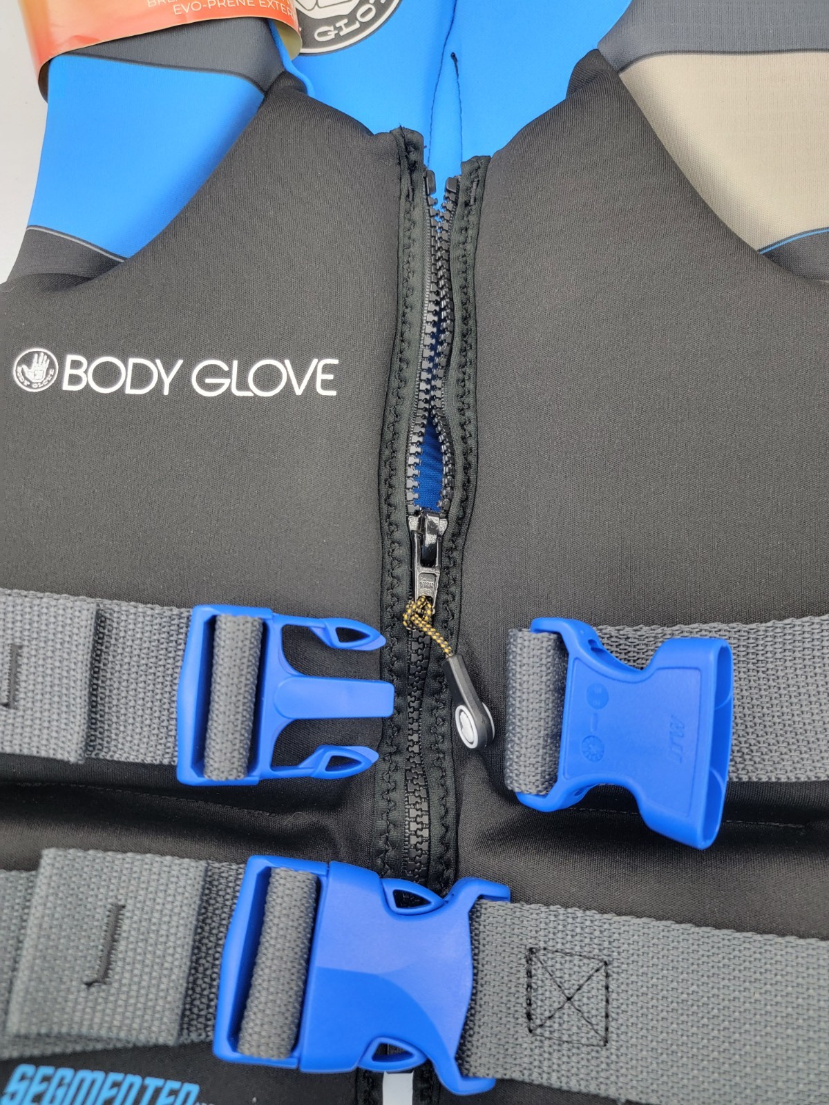 Body Glove PFD Life vest Youth Boy’s 55-88 pounds, Blue Black Gray NEW