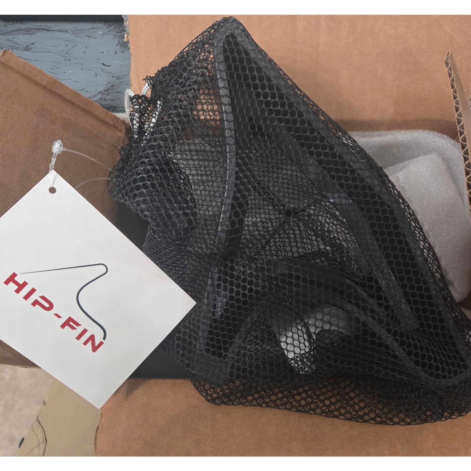 HIP-FIN Swim Training Kickboard Resistance Trainer Black NEW