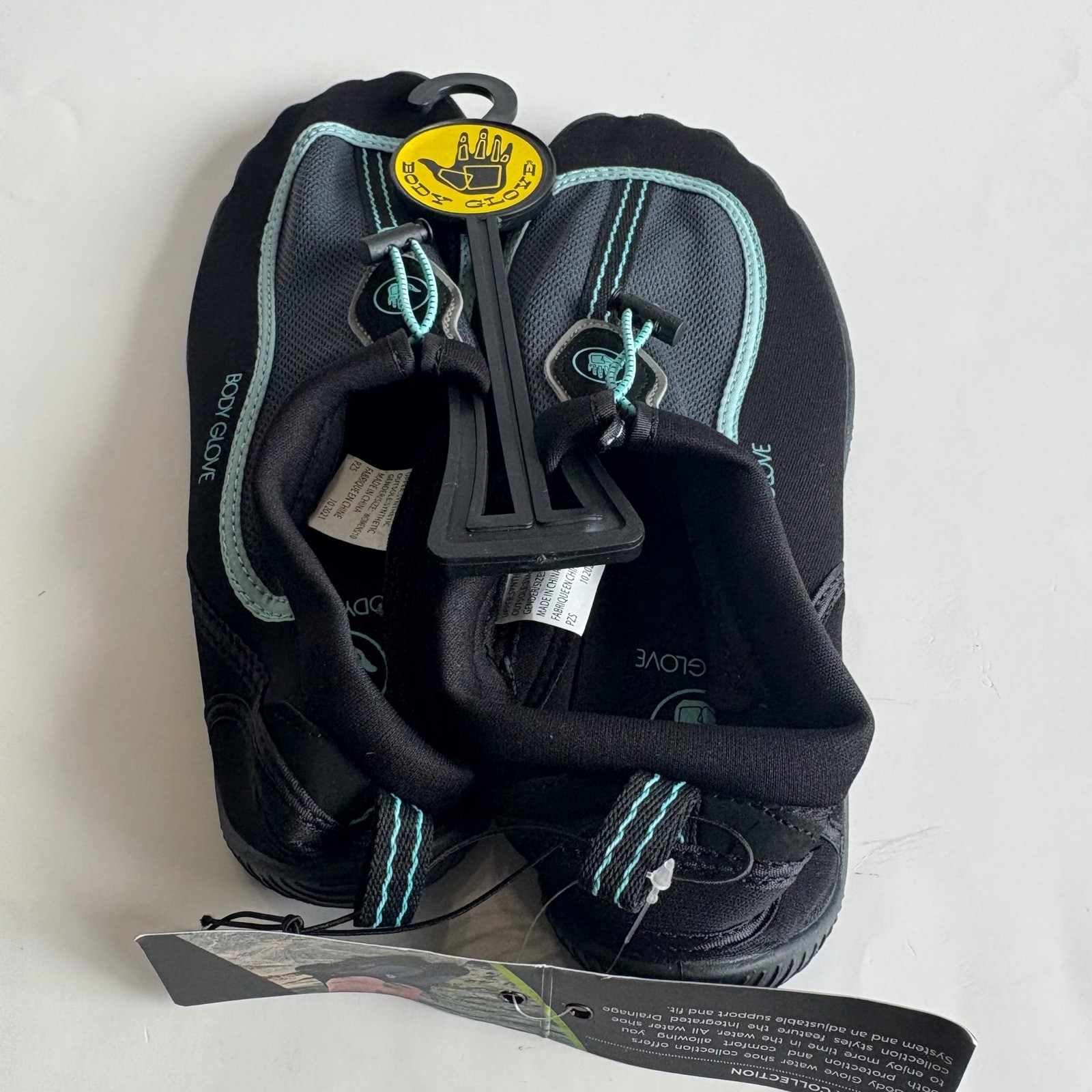 Body Glove Riverbreaker Womens Water Shoes Black Fair Aqua Size 10 NEW