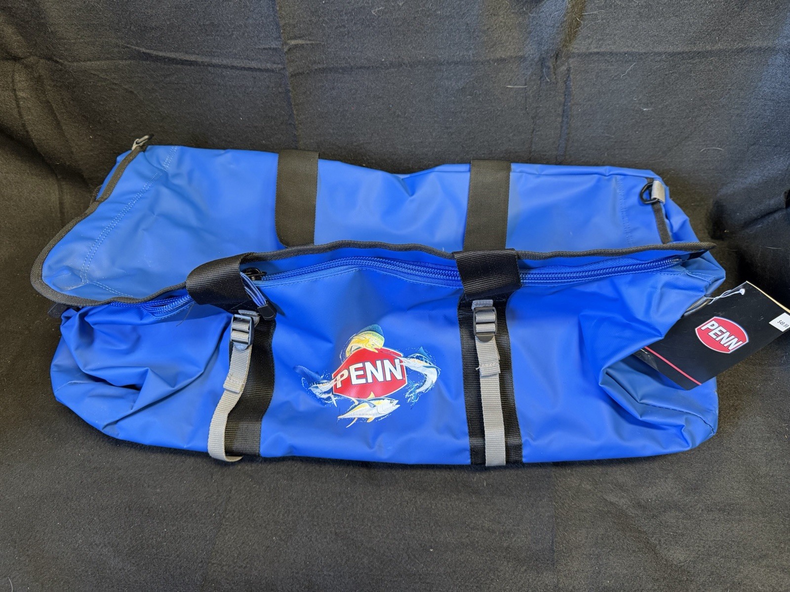 Penn XL Boat Fishing Tackle Bag Blue PND001DI-BLU 28.1”, Brand New w/ Tags