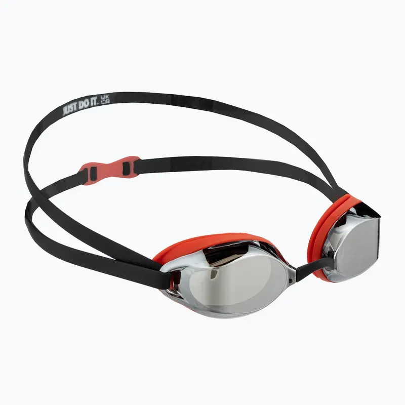 NEW NIB | Nike Legacy Mirrored Red/Black Swim Goggles Adult One Size