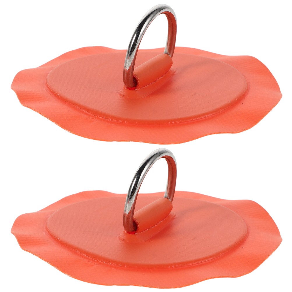 2 Pcs Inflatable Boat Safety Rope Buckle D Rings for Paddle Board