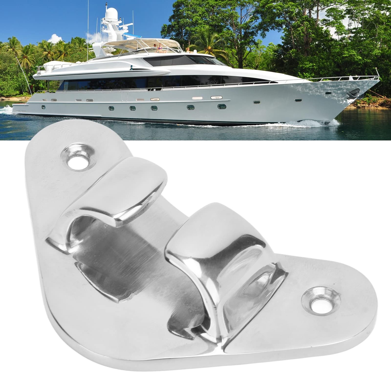 Boat Fairlead 10.8cm Stainless Steel Bow Chock Cleat for Yacht – Marine Hardware