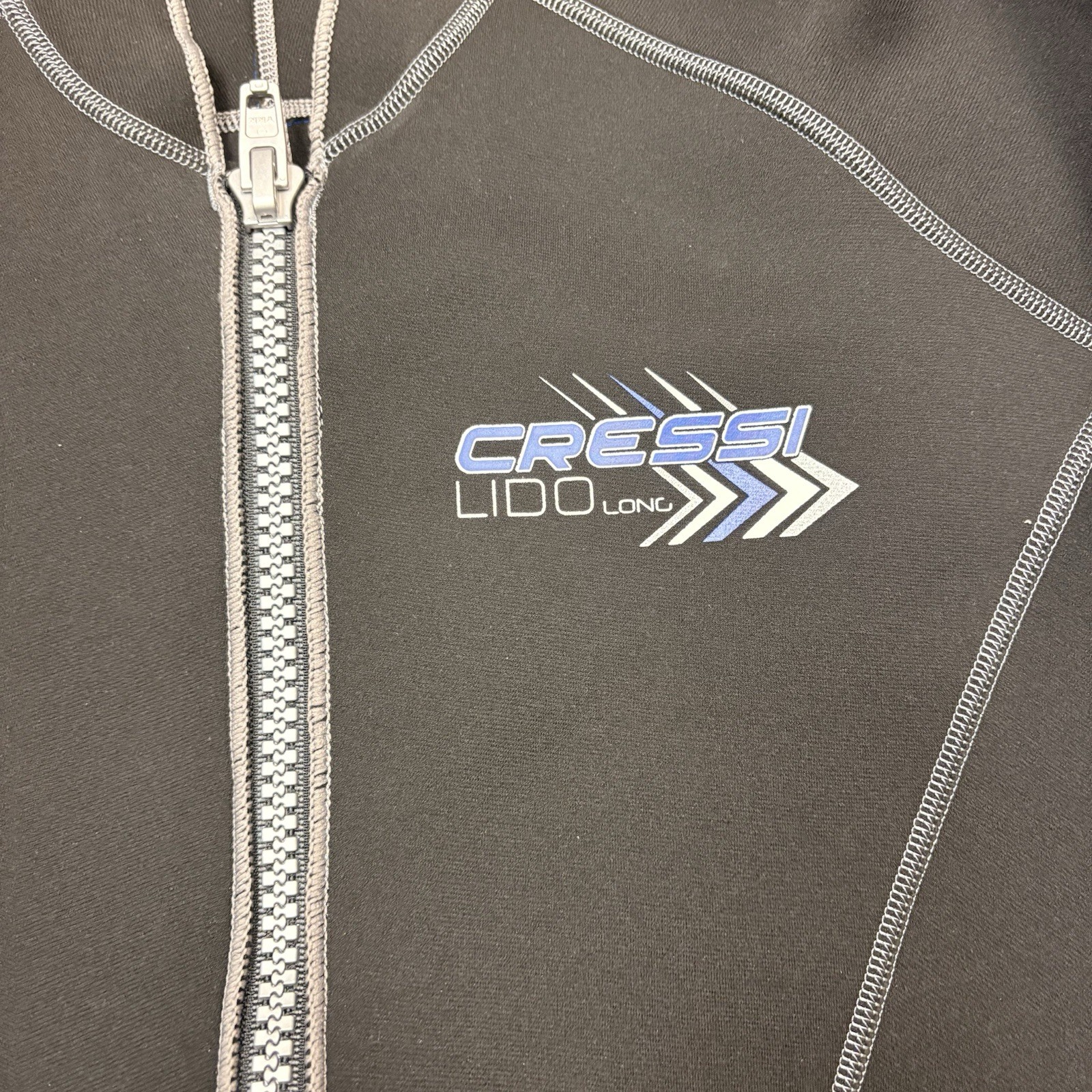 Cressi Mens Wetsuit Full Lido Long Blue Black 2.0mm Steamer
