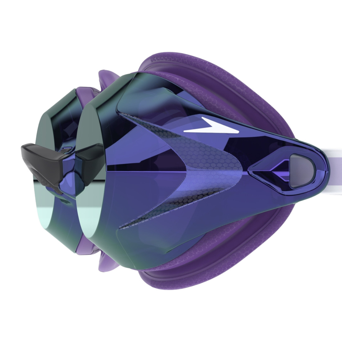 Speedo Women’s Vanquisher 3.0 Swim Goggles, Purple Haze/Iris/Silver Mirror
