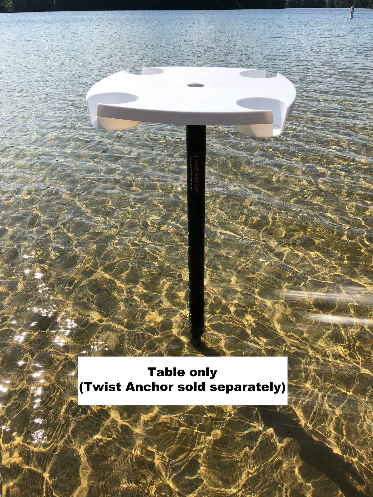 Sandbar Anchor Table, Beach Table, Sand Anchor Table, Twist Anchor Table,