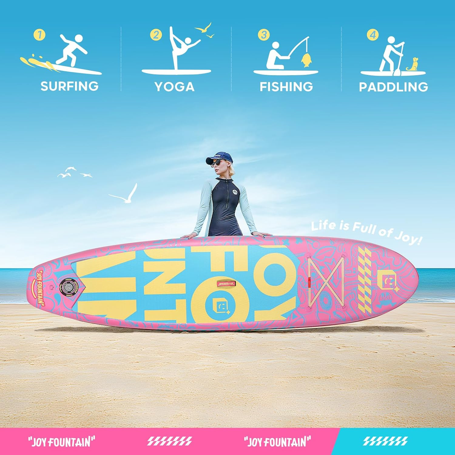 Inflatable Paddle Board,10.8’X31.5″X6″ Stand up Paddle Boards,Premium SUP Board