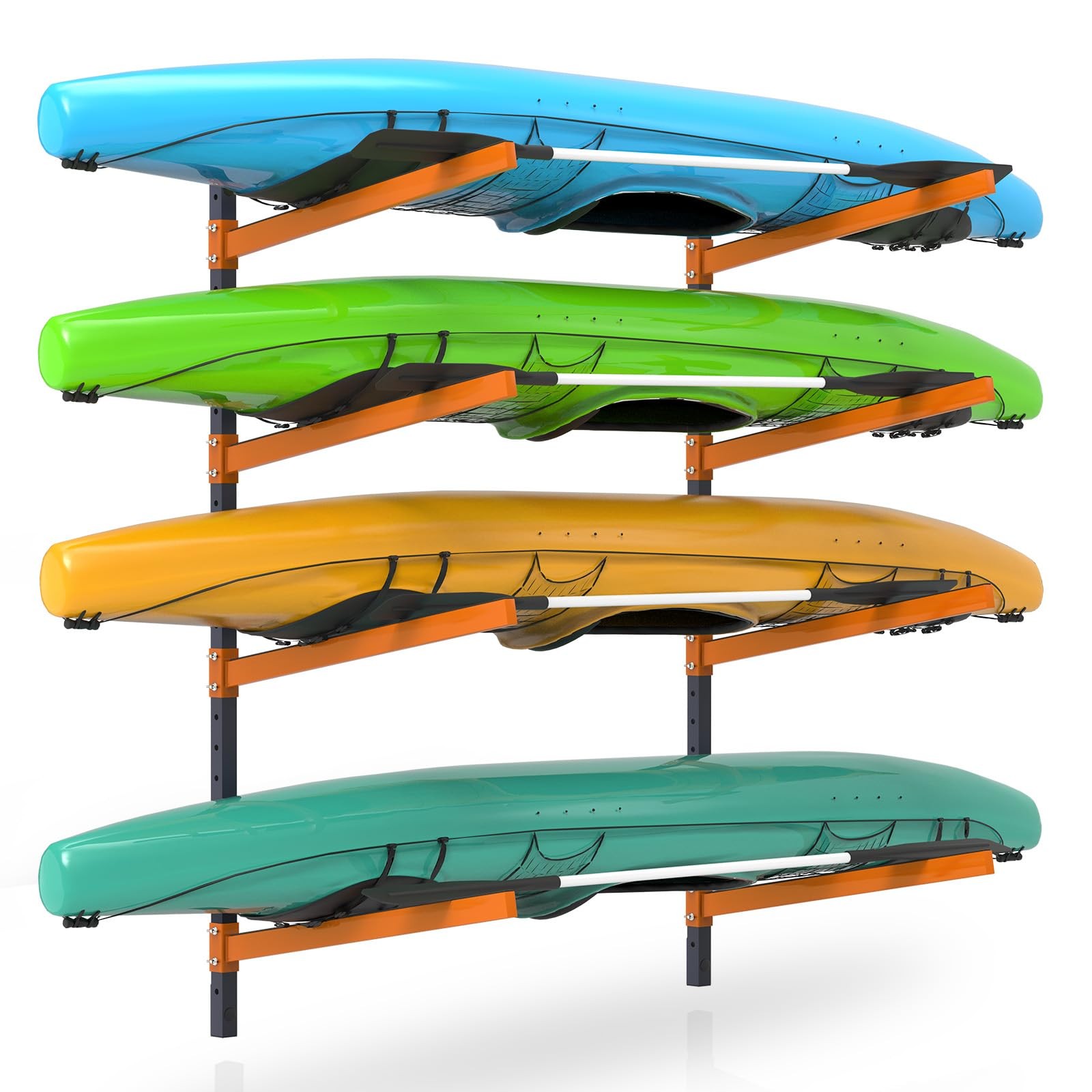 Kayak Storage Rack Wall Mount Kayak Racks for Indoor Outdoor Storage Heavy Duty