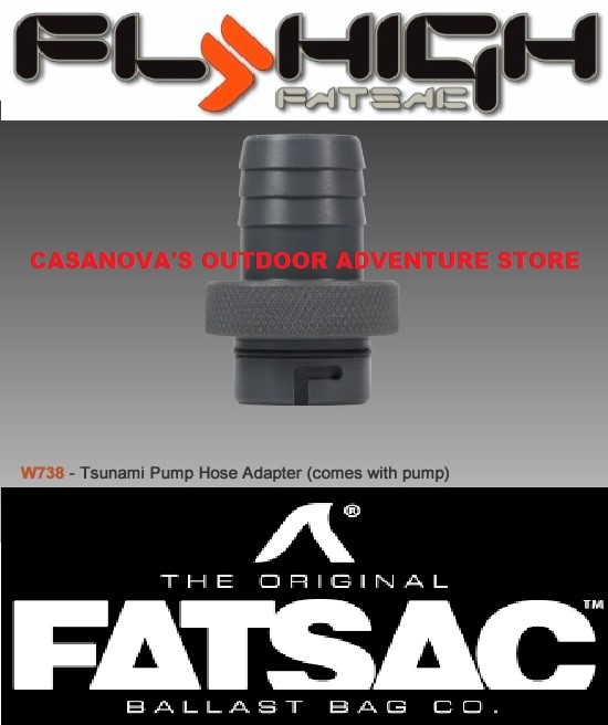 FATSAC W738 TSUNAMI PUMP HOSE ADAPTER 1″ MALE QUICK CONNECT FLY HIGH FITTING NEW