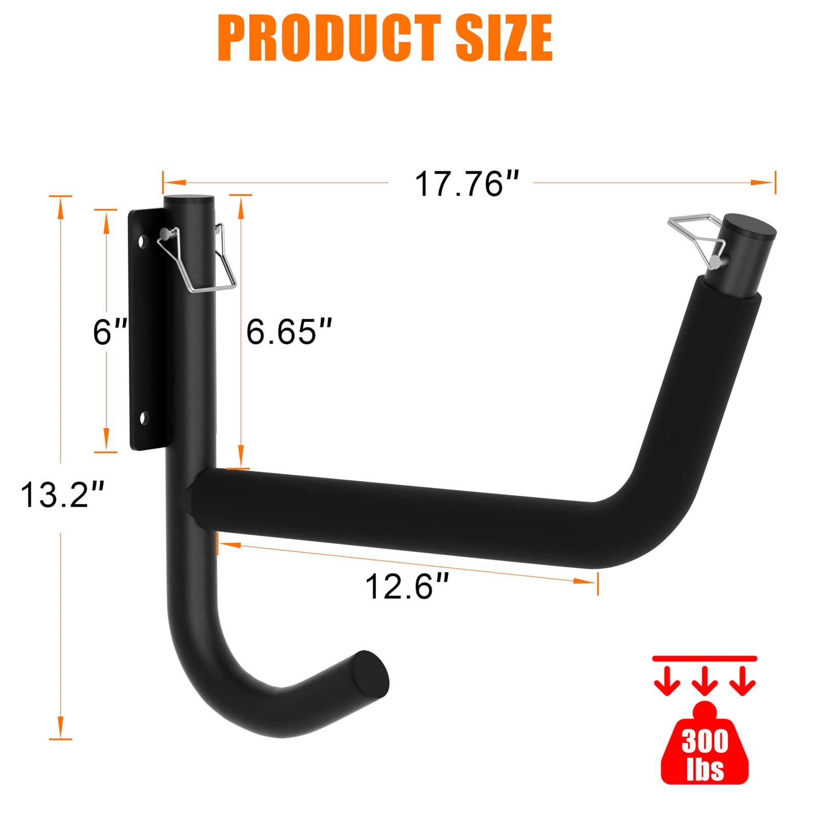 Kayak Wall Rack 2 Pack, Heavy Duty Kayak Hooks for Garage Wall Mount Storage,…