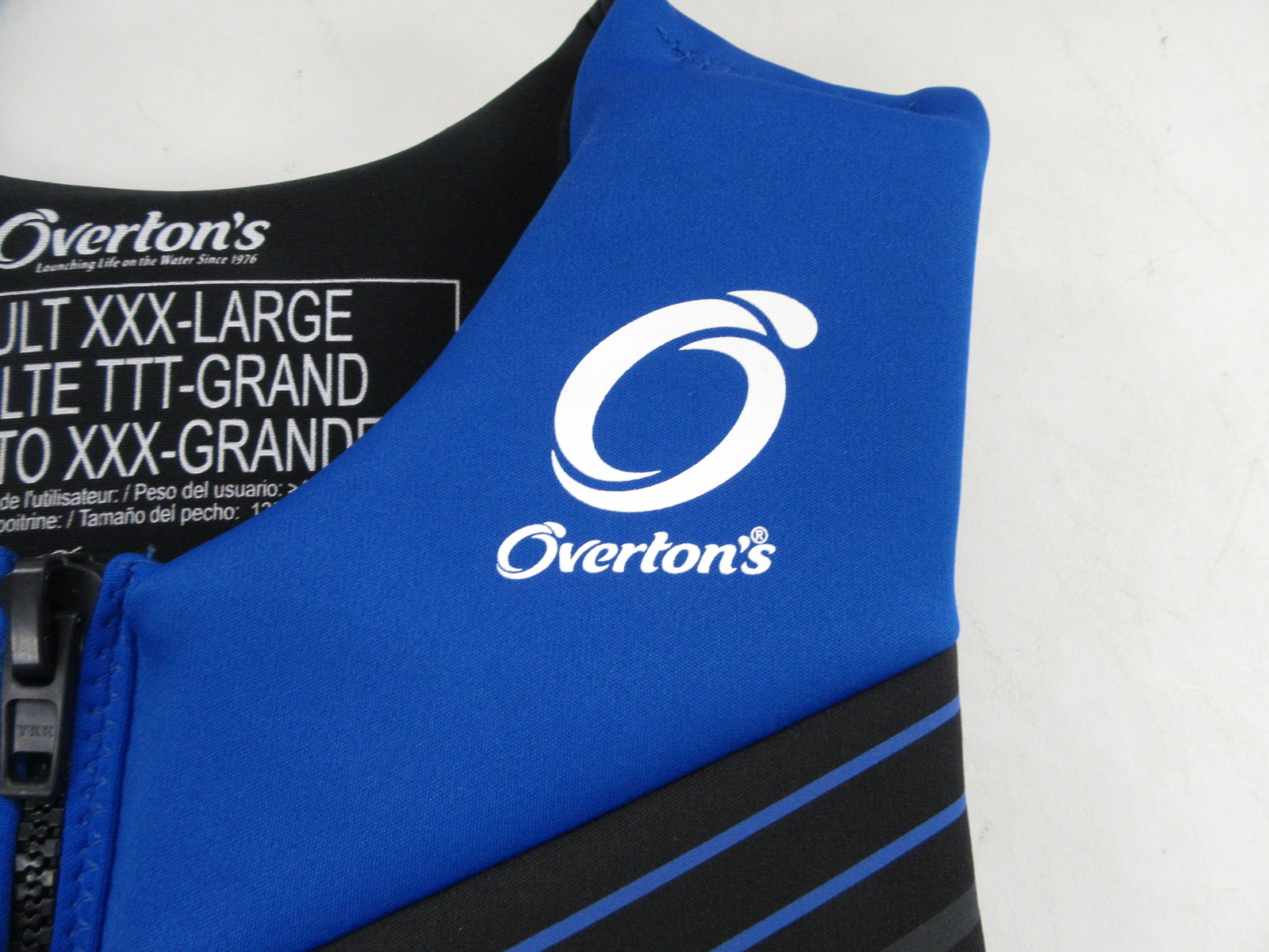 OVERTON’S MEN’S BIOLITE LIFE JACKET SIZE XXX-LARGE 142211-500-020-21 BLUE BOAT