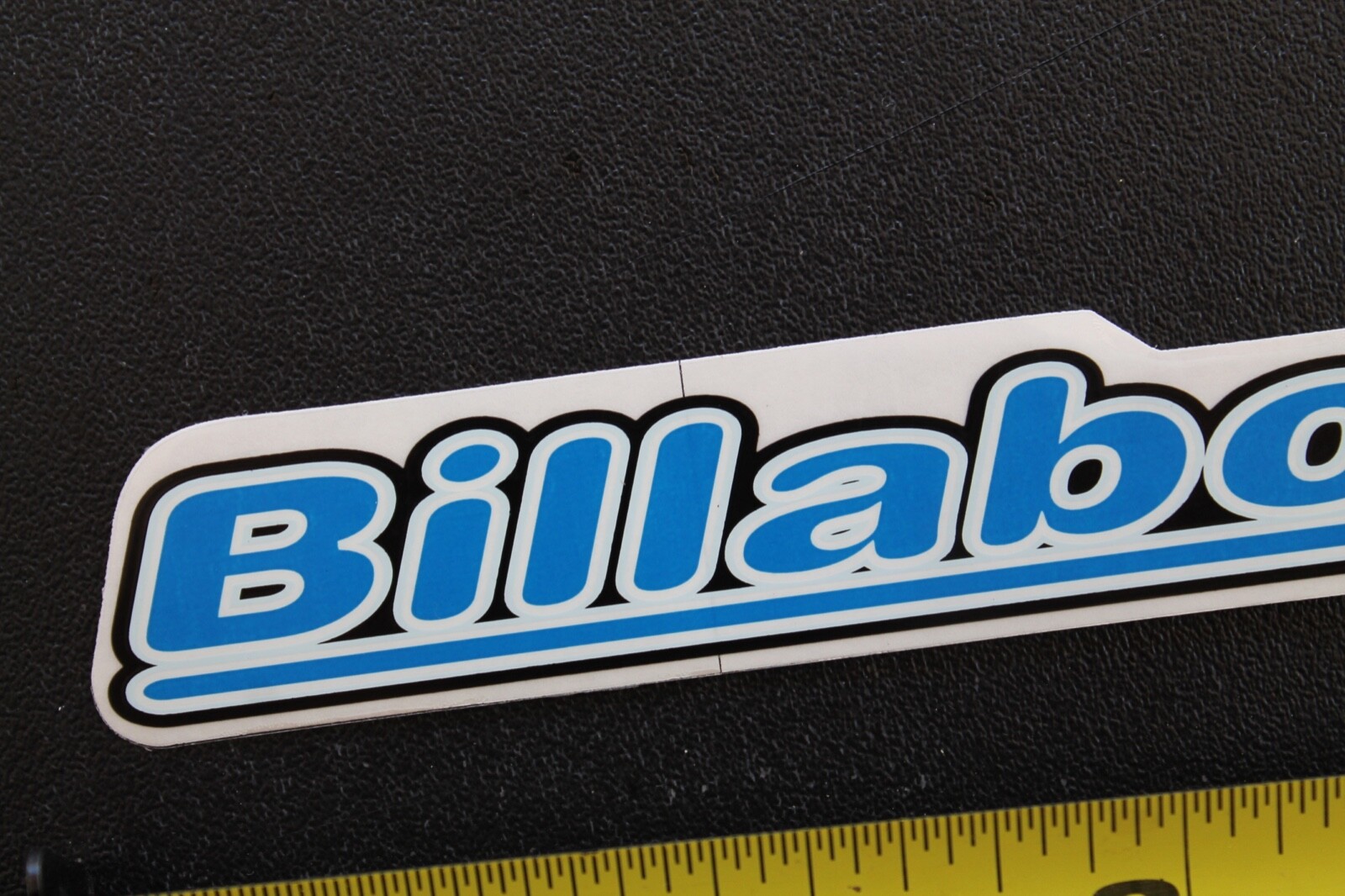 BILLABONG Surfboard Australia Clear Blue Black White B3 Vintage Surfing STICKER