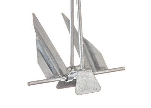 Utility Fluke Style Boat Marine Utility Anchor Galvanized Seachoice 7E 41610
