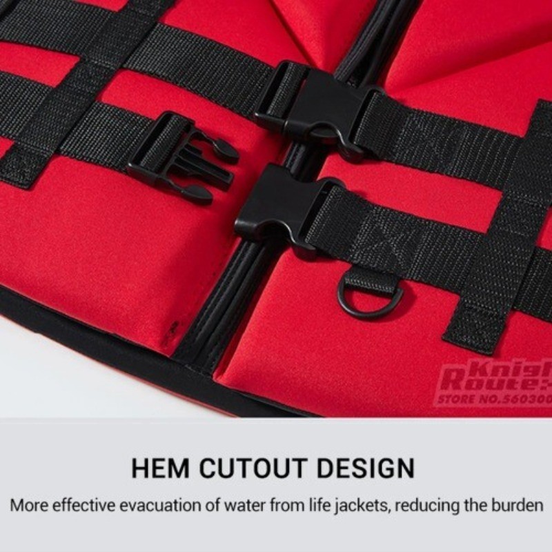 Life Jacket Adults Vest Surf Motorboats Ski Kayak Fishing Vest Wakeboard Raft