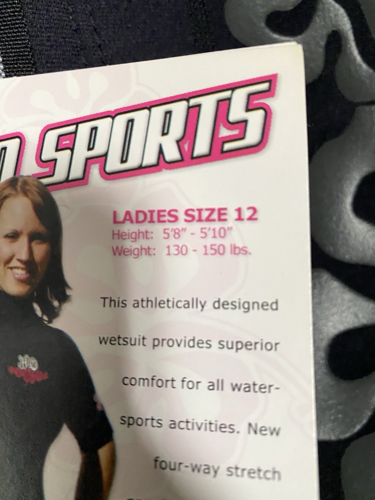 HO Sports Ladies 12 Neoprene Wet Suit Shorts Surf 130-150lbs Swim Water