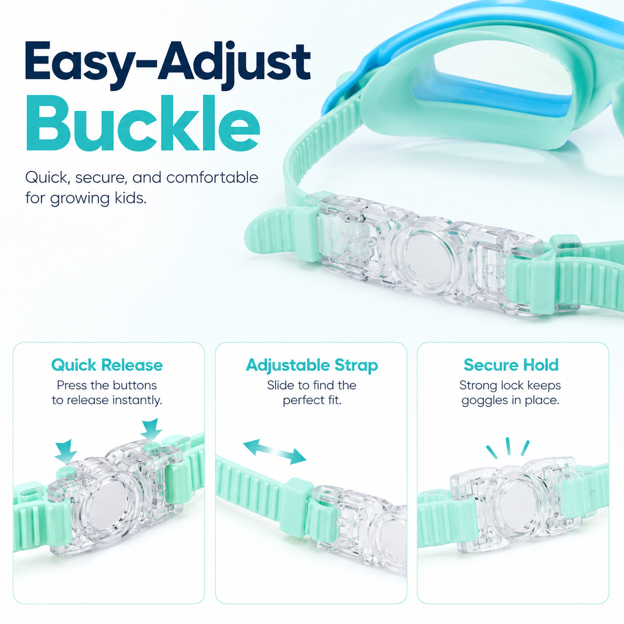2 Pack Swim Goggles with Waterproof Earplugs & Nose Clip for Adults/Kids, Anti-F