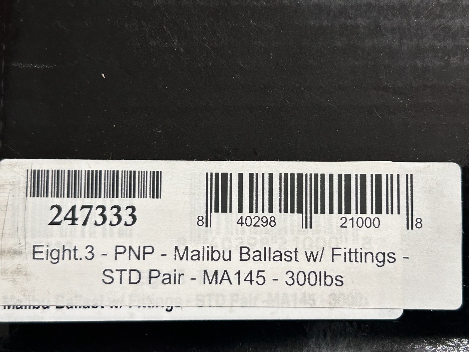 Ronix Eight.3 – PNP – Malibu Ballast MA145 – 300lbs – Rear Locker 247333 LSV