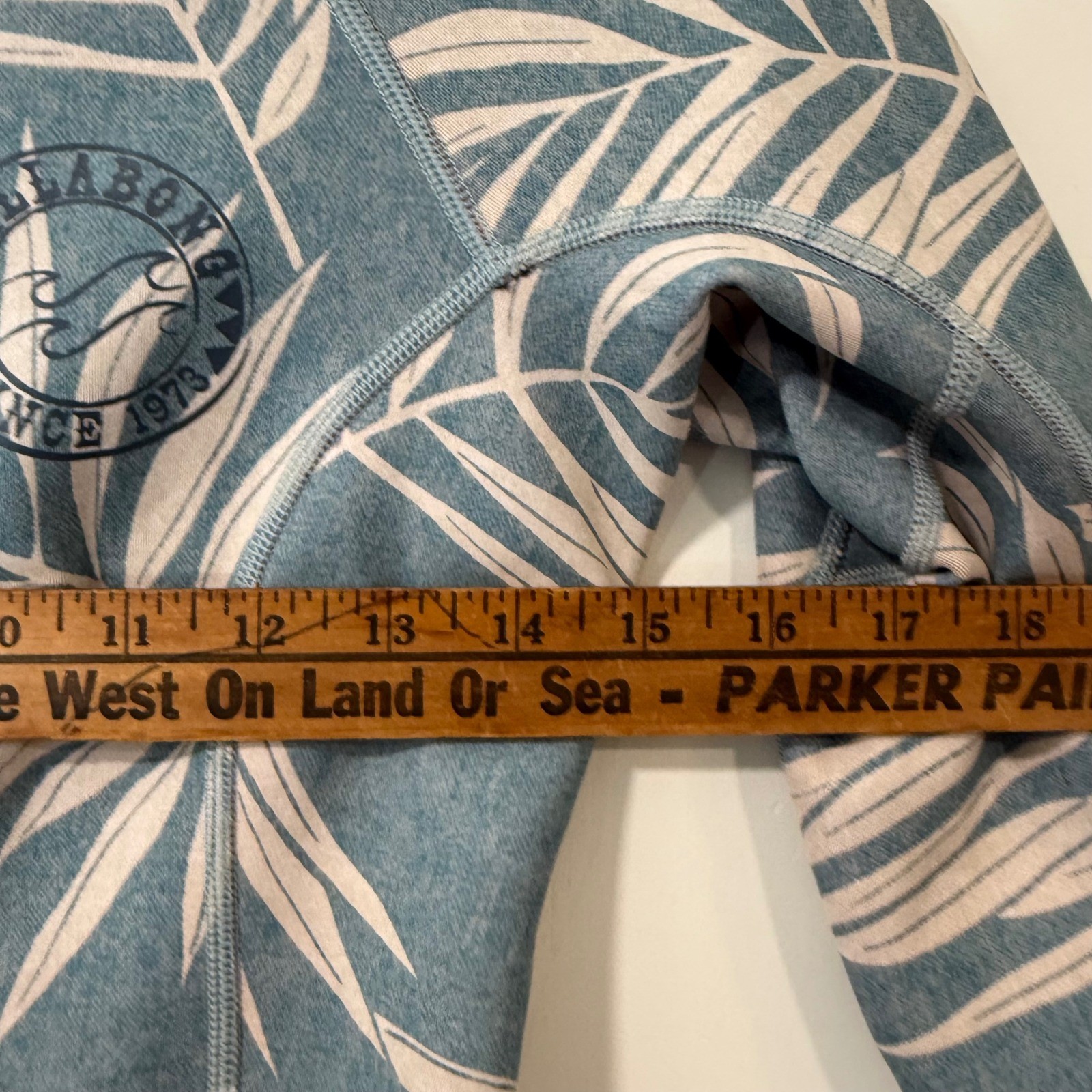 Billabong Womens Cheeky Wetsuit Jacket 8 Blue Palm Print Surf Capsule 2mm Zip