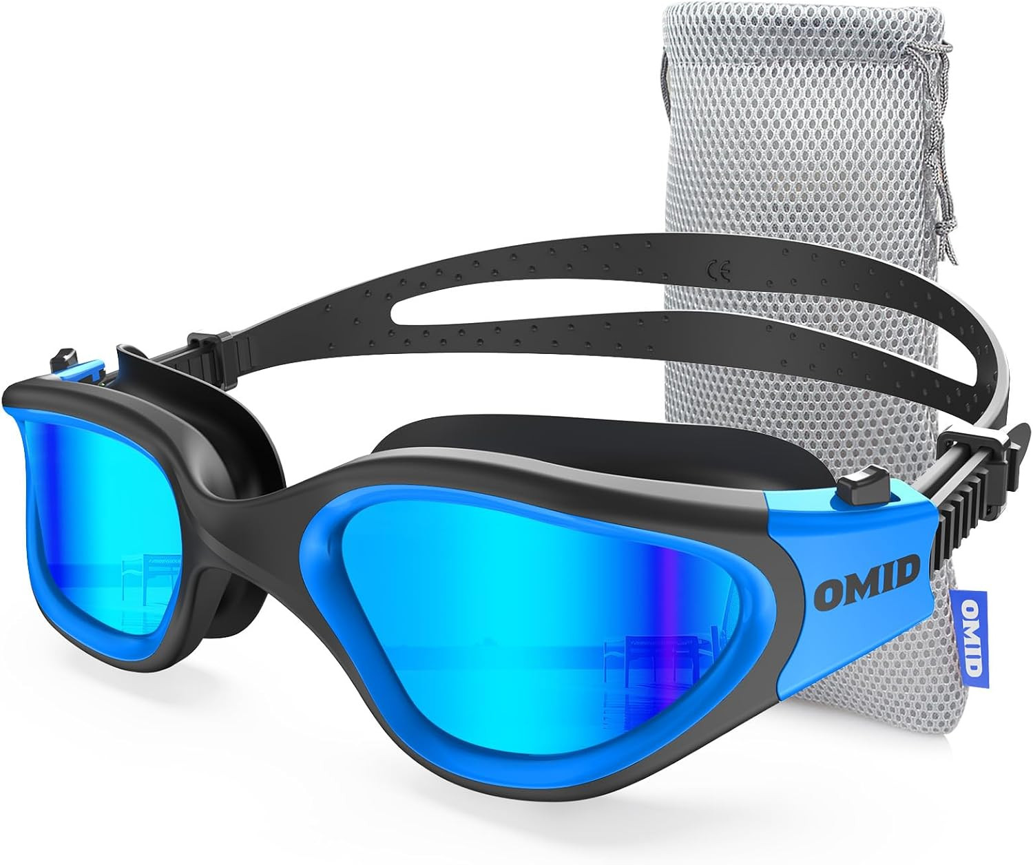 Swim Goggles, P2 Polarized Swimming Goggles for Men Anti-Fog Goggles Swimming fo