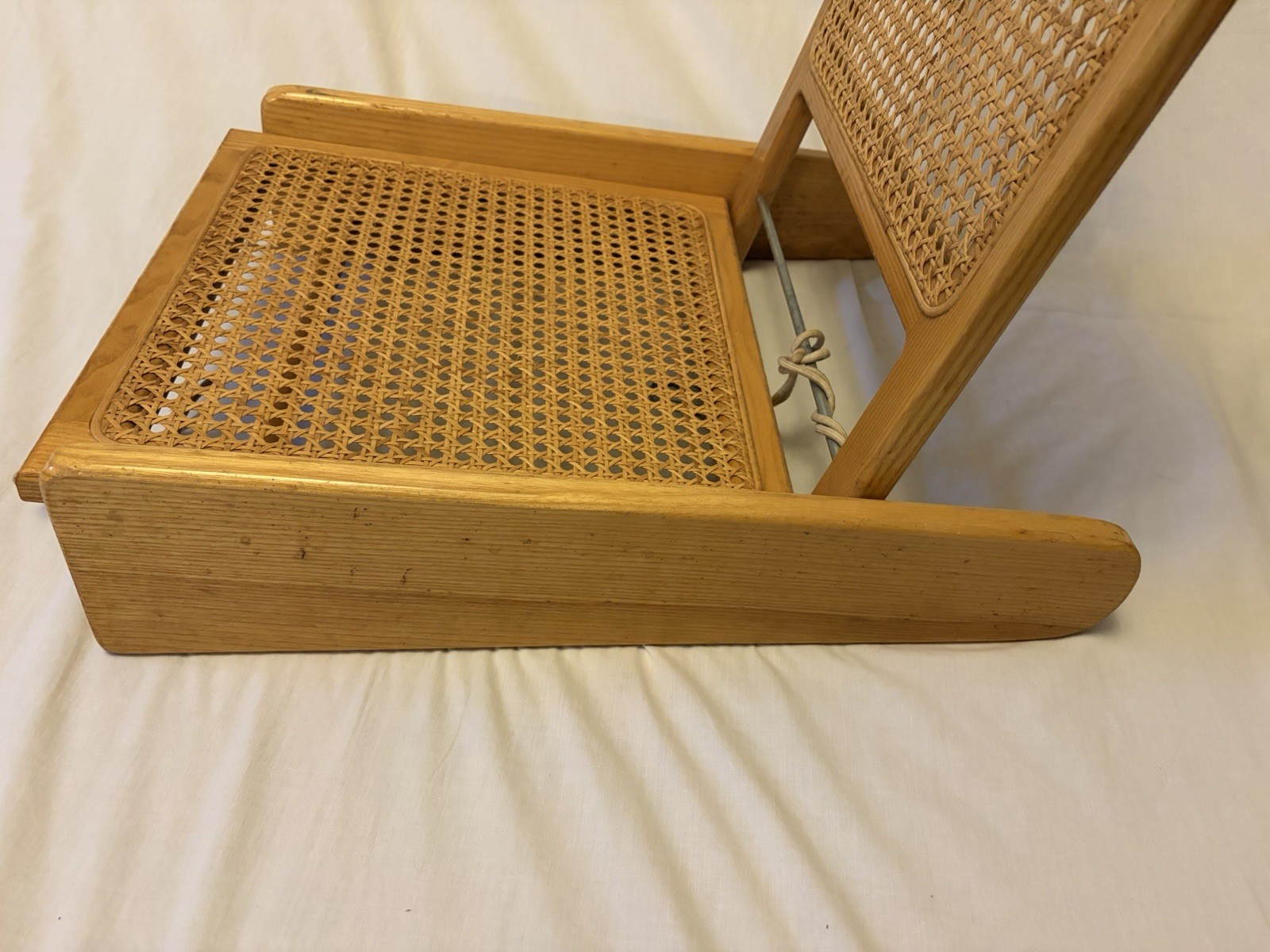 Essex Industries Canoe Seat-Folding Wicker/Rattan/Cane/Wood-Boat Portable Chair