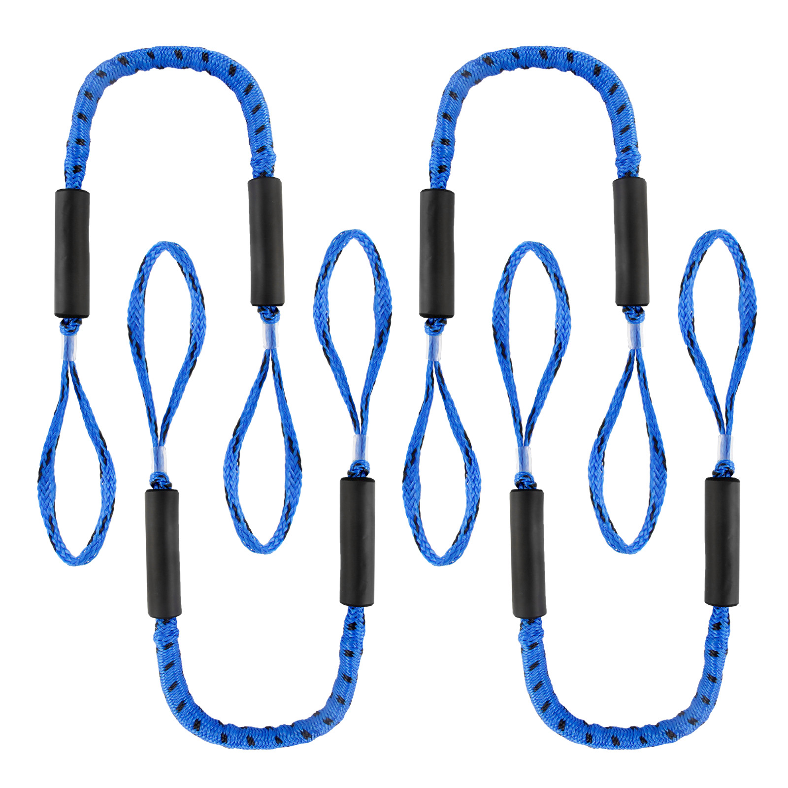 4 Pack Marine Bungee Dock Line Boat Mooring Rope Anchor Cord Stretch Line
