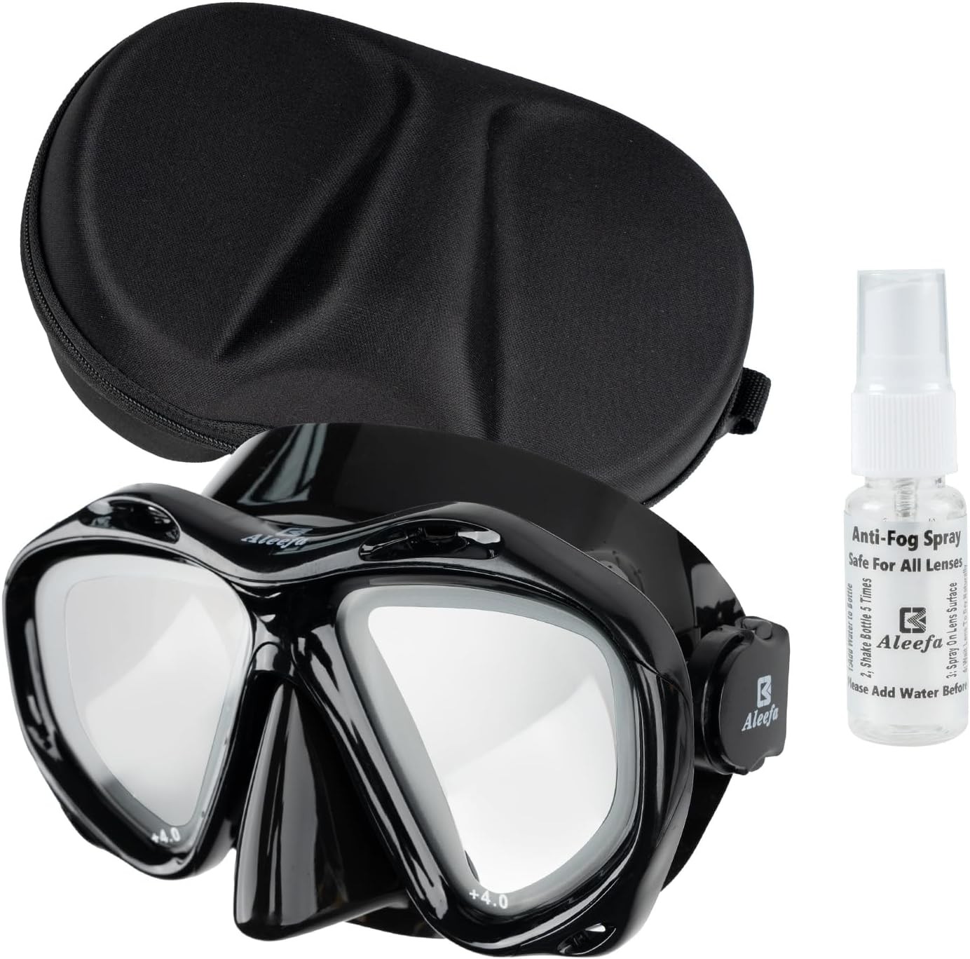 Hyperopia Diving Mask, +2.0 to +5.0 Farsighted Presbyopia Snorkel Mask, Tempe…