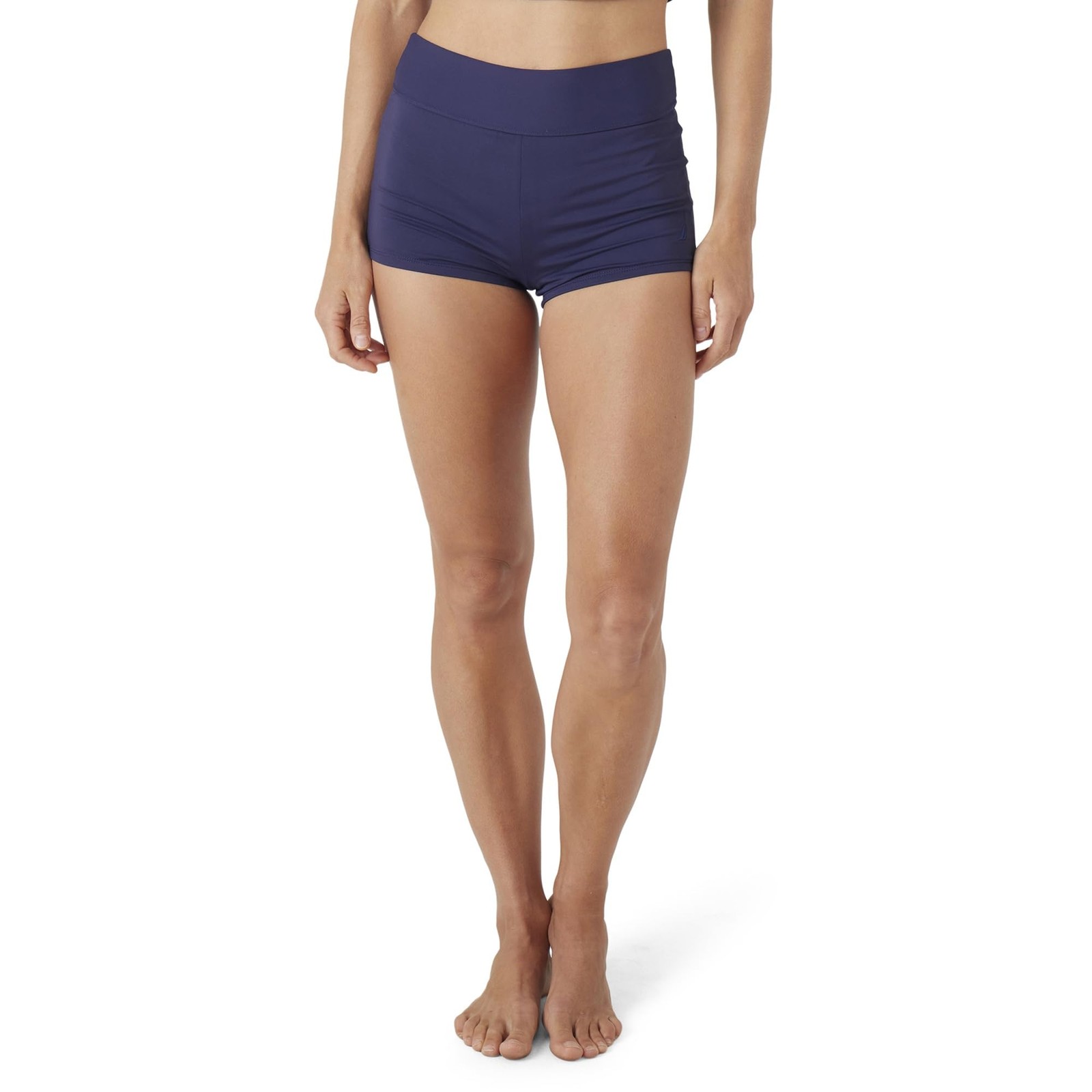 Nautica Womens Tummy Control Bikini Workout Yoga Beachwear Indigo Large