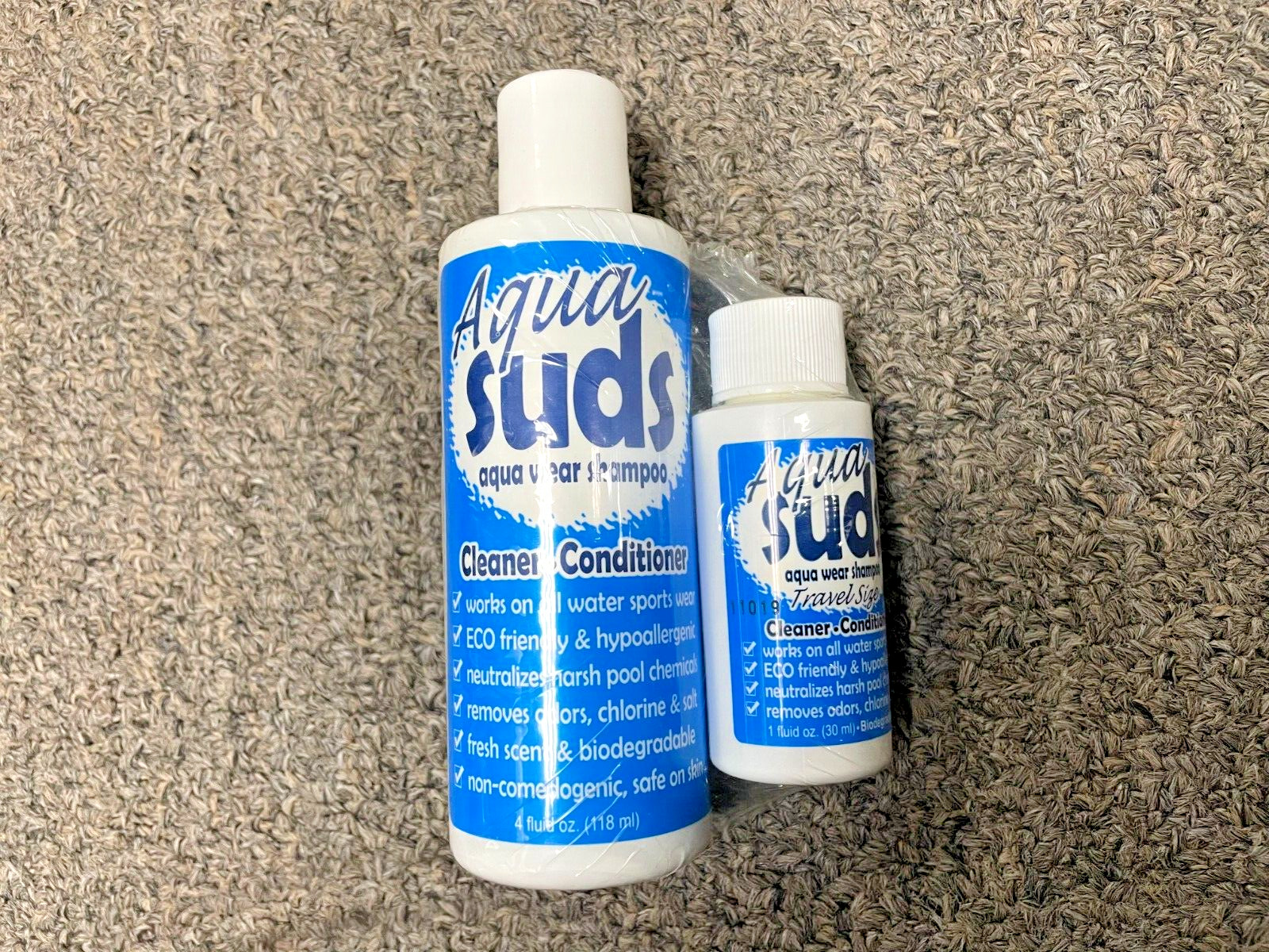 JAWS Aqua Suds ECO friendly Aqua Wear Shampoo – Pack of 4 fl oz and 1 fl oz