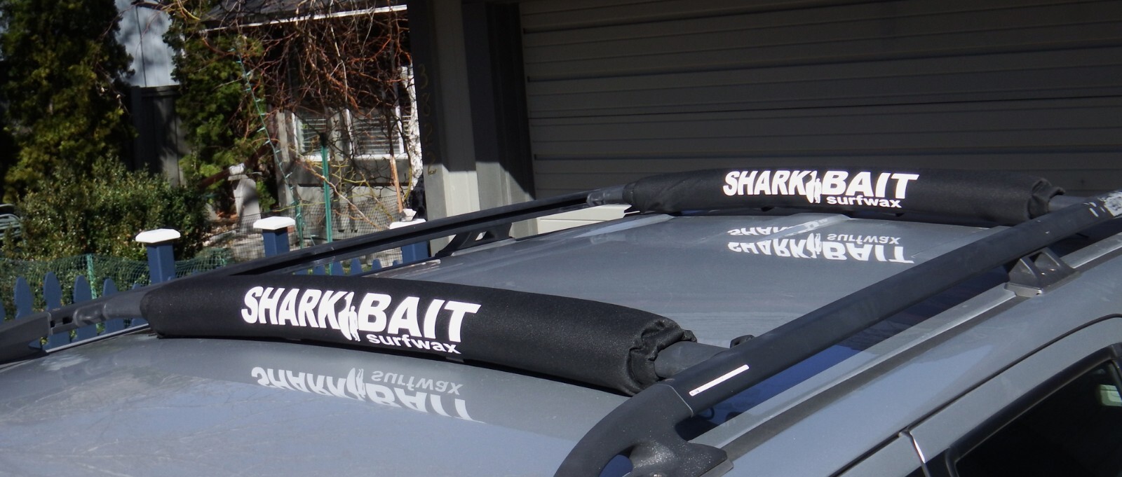 30″ SHARKBAIT AERO roof rack pads Black for 2 -3 inch bars For SUP & Surfboards