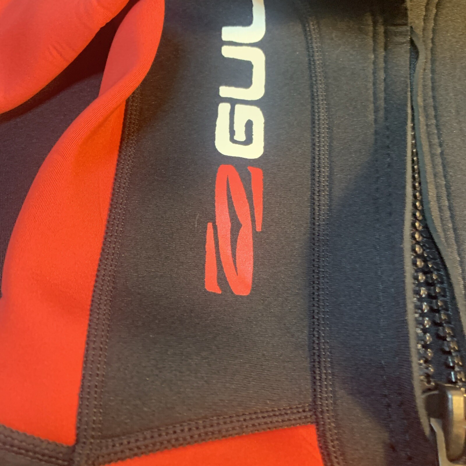 GUL Child Neo Flex Zip Wetsuit – Black & Red US 10 year UK 9-10 EU 134/140cm