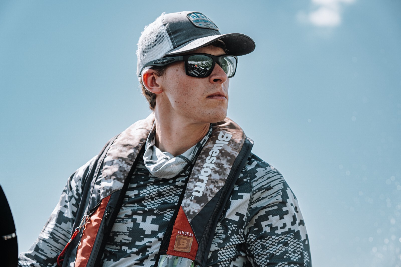 Bluestorm Atmos 40 Inflatable AUTO Life Jacket USCG Type 2 PFD, Legendary Camo