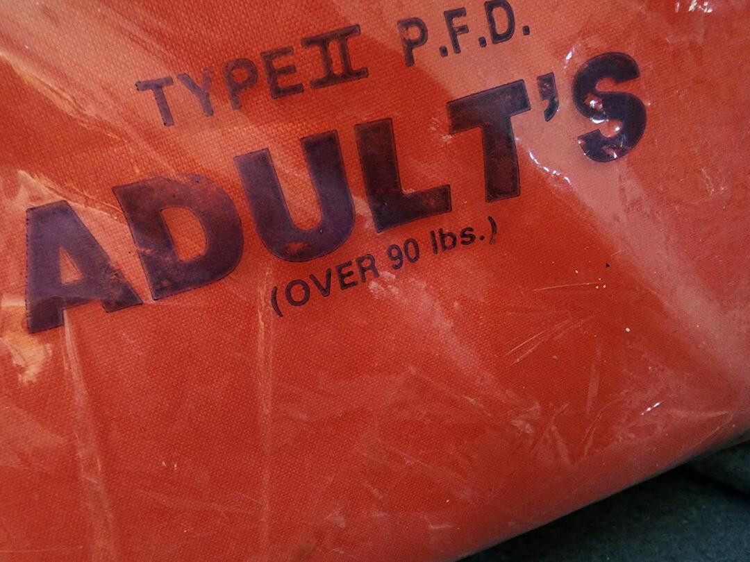 KENT BUOYANT LIFE VEST TYPE II PFD ADULTS OVER 90 LBS