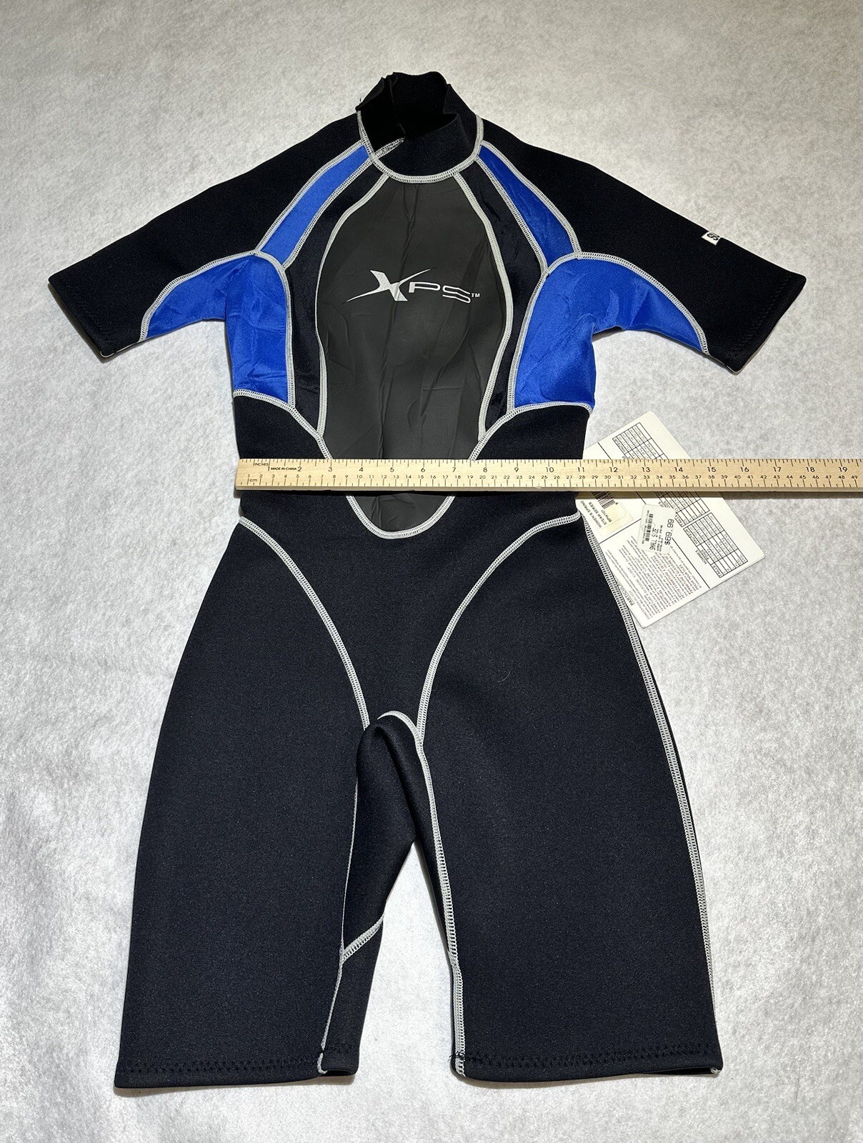 XPS Spring Shorty WETSUIT Women’s Small Zipper 2×2 mm Aqualite Neoprene NWT!